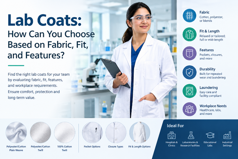 Lab Coats: How Can You Choose Based on Fabric, Fit, and Features?